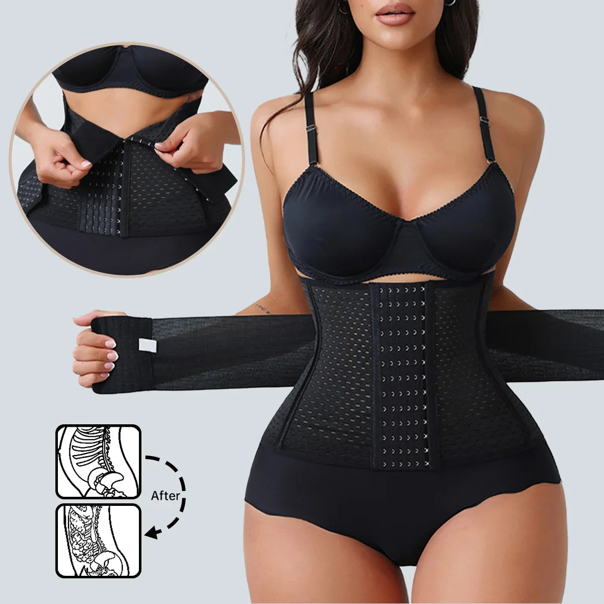 SlimFit Waist Trainer Corset